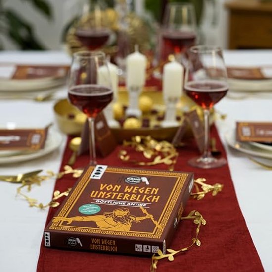 Krimi Spel - Moordspel Avond - Interactief Diner - Inclusief Tips - 4-6 Personen - Wit