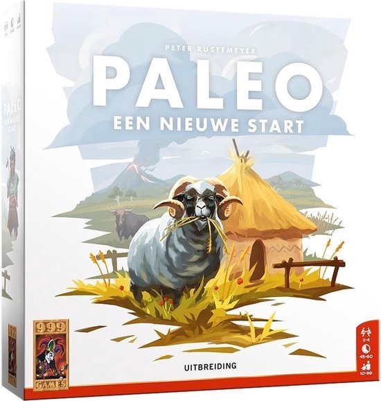 SnelShoppen - Paleo Expansion: Nieuwe Start Bordspel voor Gezellige Avonden, Strategie, Avontuur, Geschikt voor Volwassenen en Kinderen, 2-6 Spelers