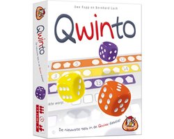 White Goblin Games - Qwinto - Dobbelspel - 2 tot 6 spelers - Urenlang speelplezier - Eenvoudig en spannend - Klein cadeautje