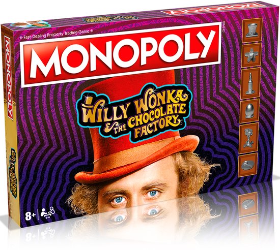 Winning Moves Monopoly - Bordspel - Willy Wonka and the Chocolate Factory - Engels
