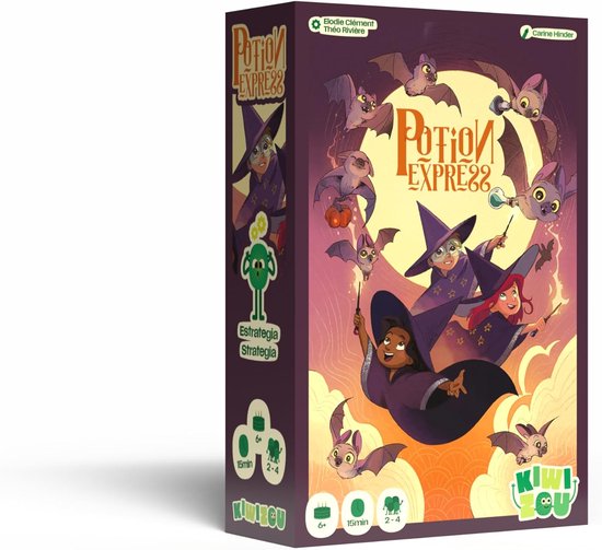 Potion Express - KIWIZOU - GERONIMO GAMES - KINDER SPEL - VANAF 6 JAAR - VAN 2 TOT 4 SPELERS