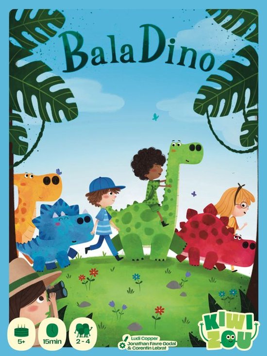BALADINO - Geronimo games - Kiwizou - Kinder bordspel - vanaf 5 jaar oud - van 2 tot 4 spelers