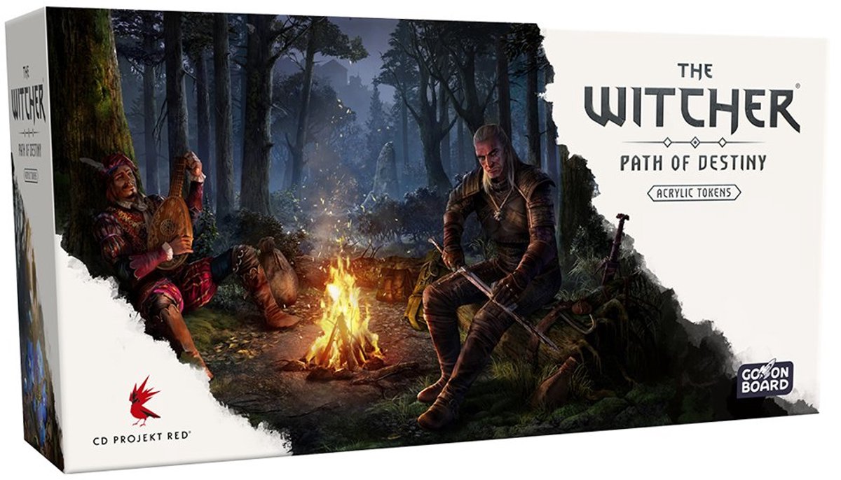 The Witcher: Paths of Destiny - Acrylic Tokens - Bordspel - Uitbreiding - Engelstalig - Go On Board