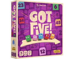 GOT FIVE ! - GERONIMO GAMES - BLUE ORANGE - VANAF 8 JAAR OUD - VAN 2 TOT 4 SPELERS - DEDUCTIESPEL