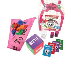 MadWish Hen Party - Truth or Dare - do or drink - drankspel - spelletjes voor volwassenen - shotglaasje en balonnen inbegrepen - bride to be