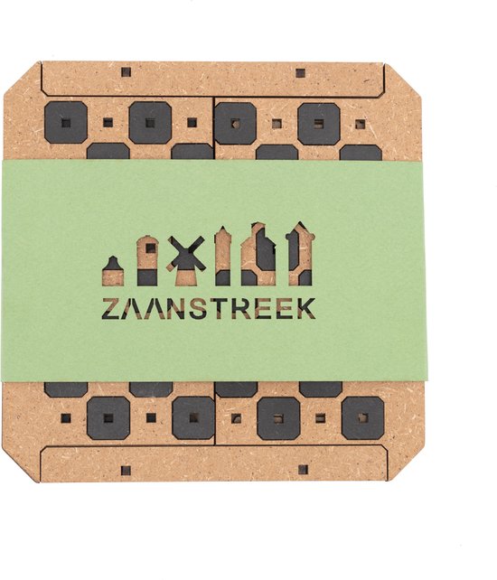 Meuq Design Zaanstreek - Bord Spel - Schaakset - Cadeau - Spellen - CityChess