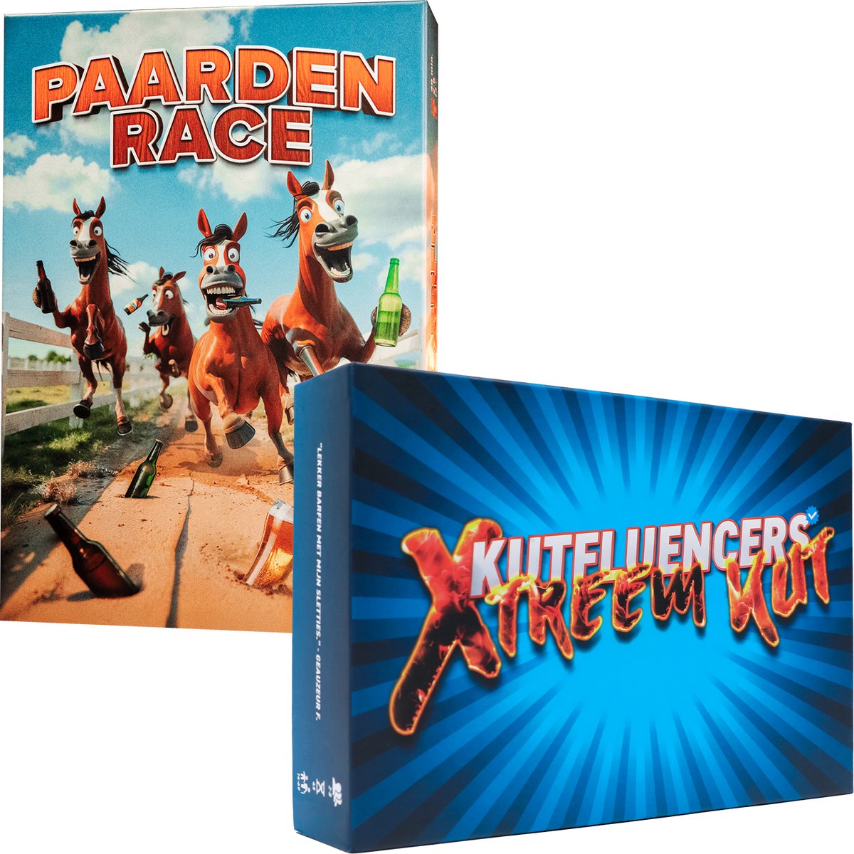 Kutfluencers + Paardenrace - Drankspellen - bundel
