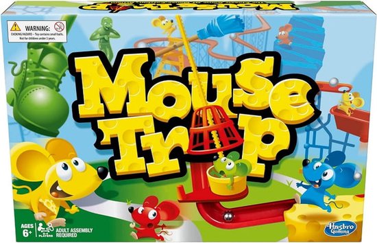 Hasbro - Grappig Bordspel - Pułapka na Myszy - 6 Plus - Voor 2-4 Spelers