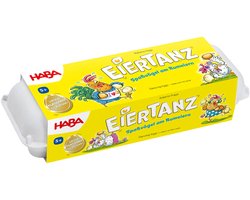 Haba spel Eiertanz - Gezelschapsspel voor kinderen en familie.