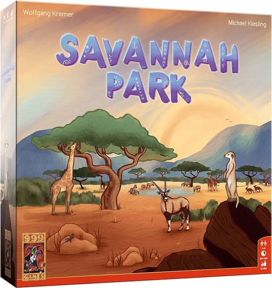 999 Games - Savannah Park - Bordspel - Bevat ook een Solo variant