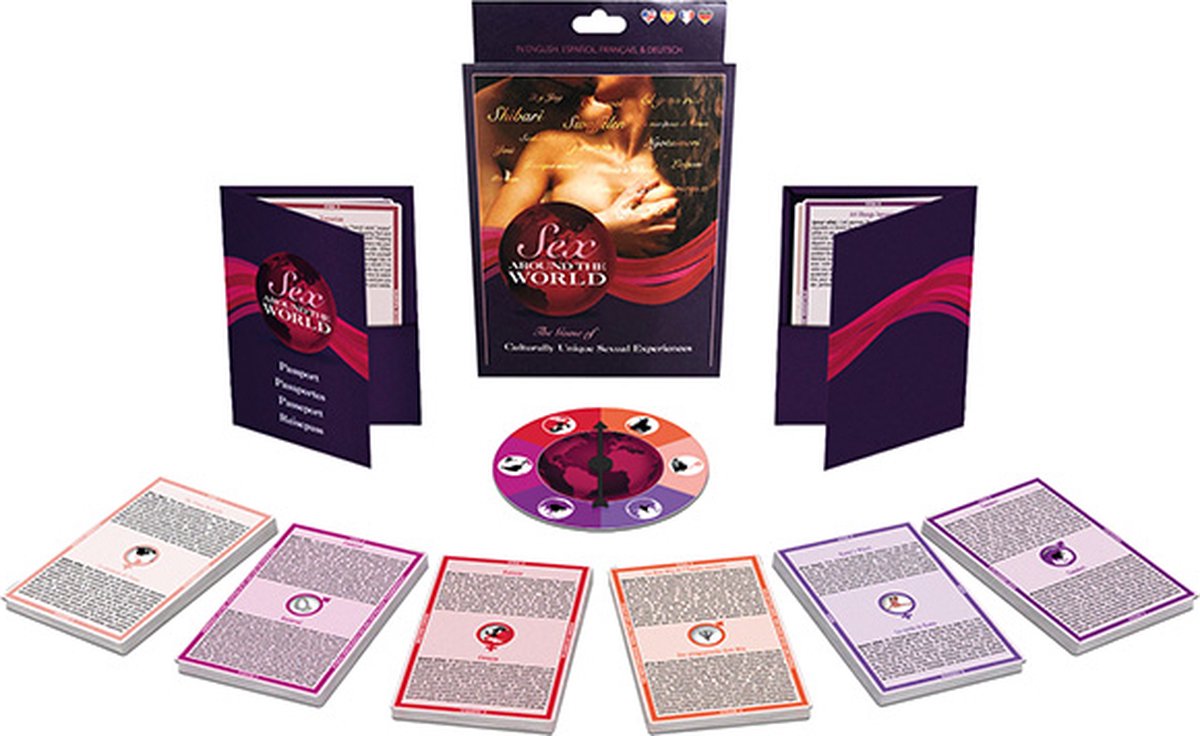 Kheper Games Sex Around the World - Erotisch Kaartspel - Reiseditie - Verken de Wereld aan de Hand van Seks
