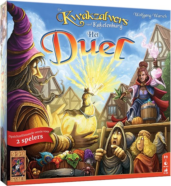Het Duel — 999 Games - Bordspel - Voor 2 spelers - De Kwakzalvers van Kakelenburg