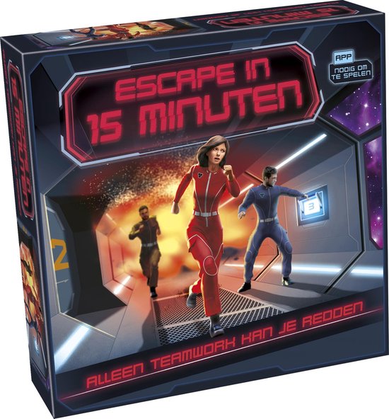 Tactic Escape in 15 Minuten – Bordspel – Escape Room – Familiespel - Coöperatief – 2-4 spelers – 15 Minuten - Vanaf 8 jaar