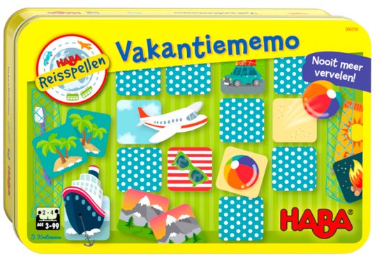 Haba reisspel Vakantiememo