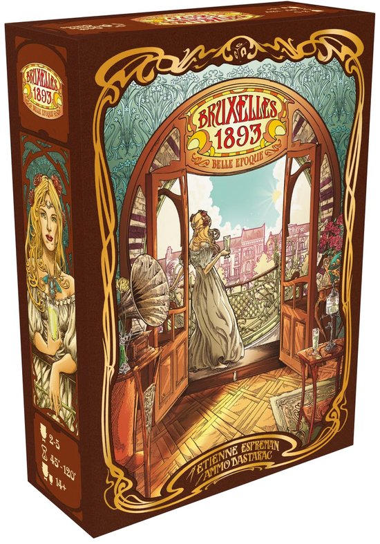 SnelShoppen - Bruxelles 1893 Bordspel voor 2-5 Personen - Strategisch Spel - Geschikt voor 14 Jaar en Oudere Spelers - Perfect voor Avonden met Vriend