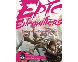 Epic Encounter RPG set Shrine of the Kobold Queen Boardgame- Dungeons and Dragons 5e - Adventure set, miniatures, DM Guide, Tokens, Dubbelzijdige Playmat