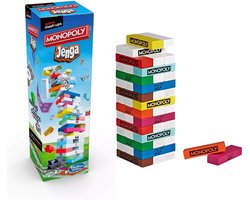 Monopoly Jenga - Monopoly Edition - 2-in-1 - Actiespel - Voor Kinderen en Volwassenen - Klassieker - Bordspel - Bordspellen