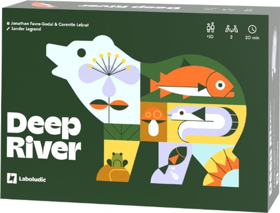DEEP RIVER - Geronimo Games - Laboludic - Bordspel - vanaf 10 jaar oud - 2 spelers