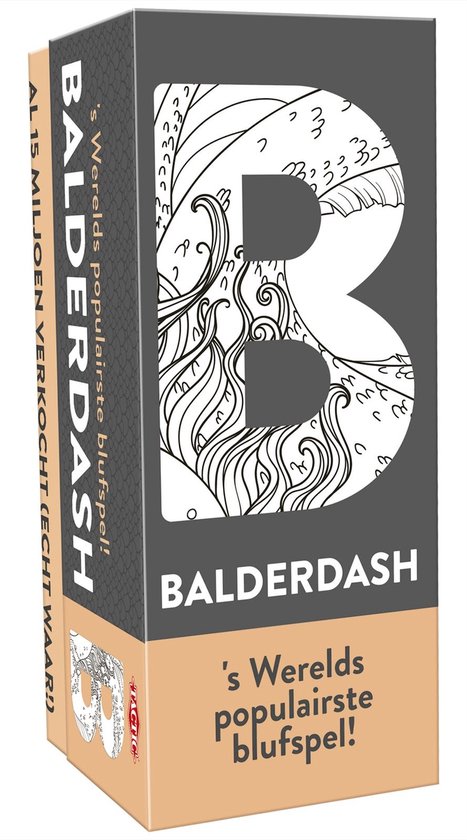 Tactic Balderdash - Partyspel - Het Originele Woordenblufspel - Verzin Geloofwaardige Betekenissen - Hilarisch Bluffen en Stemmen - 1000 Onbekende Nederlandse Woorden - 3 tot 8 Spelers - Vanaf 12 Jaar