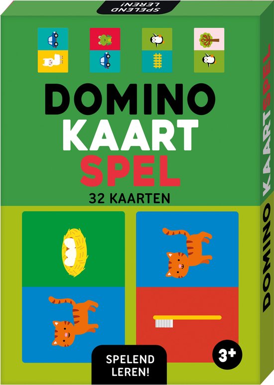 Image Books-Spelend leren-Domino Kaart spel- Groen