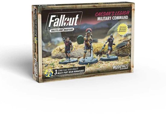 Fallout: Wasteland Warfare - Caesar's Legion: Military Command - Uitbreiding - Modiphius Entertainment - Ongeschilderd