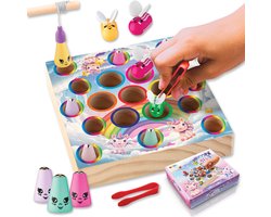 Unicorn Montessori Bord - 2in1 Visspel - Vormen & Visspel - Magneet spel – Houten speelgoed – Sensorisch – Sorteerspel – Activiteitenbord – Peuter Speelgoed – Jongens – Meisjes – Kind – 3 jaar – 4 jaar – 5 jaar – 6 jaar - Joya Creative