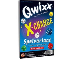 White Goblin Games - Qwixx: X-Change - Uitbreiding- 2 tot 5 spelers - Strategisch spel - Extra scoreblokken met nieuwe uitdagingen - Gezelschapsspel