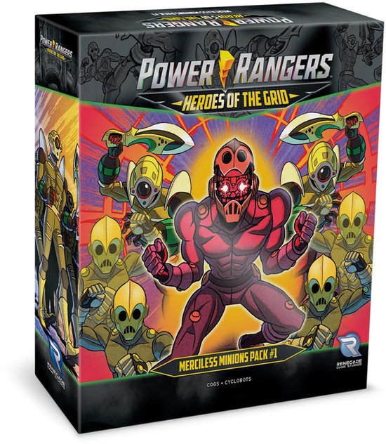 Power Rangers: Heroes of the Grid - Merciless Minions Pack #1 - Bordspel - Uitbreiding - Engelstalig - Renegade Game Studios