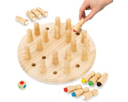 Toyfel Magnus â€“ Houten Schaakspel met Tas 30 cm â€“ Chess Montessori Educatief Speelgoed voor Kinderen Spel voor Logica & CoÃ¶rdinatie