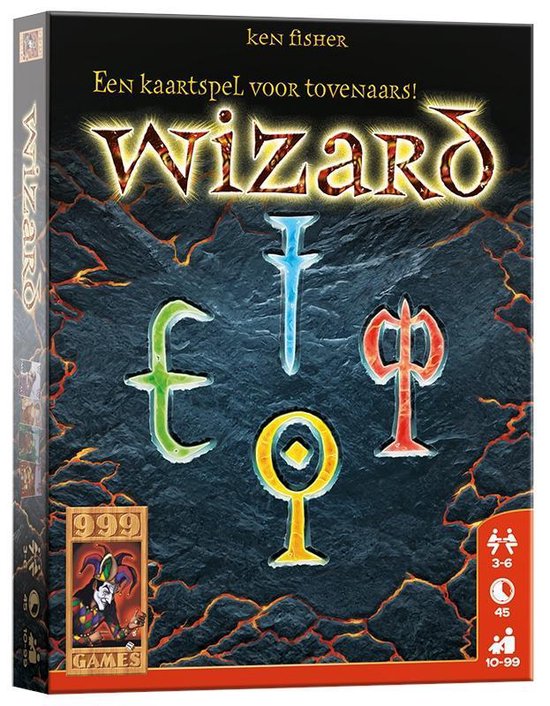 999 Games - Wizard - Kaartspel - Familiespel - Gezelschapsspel - Klein cadeautje