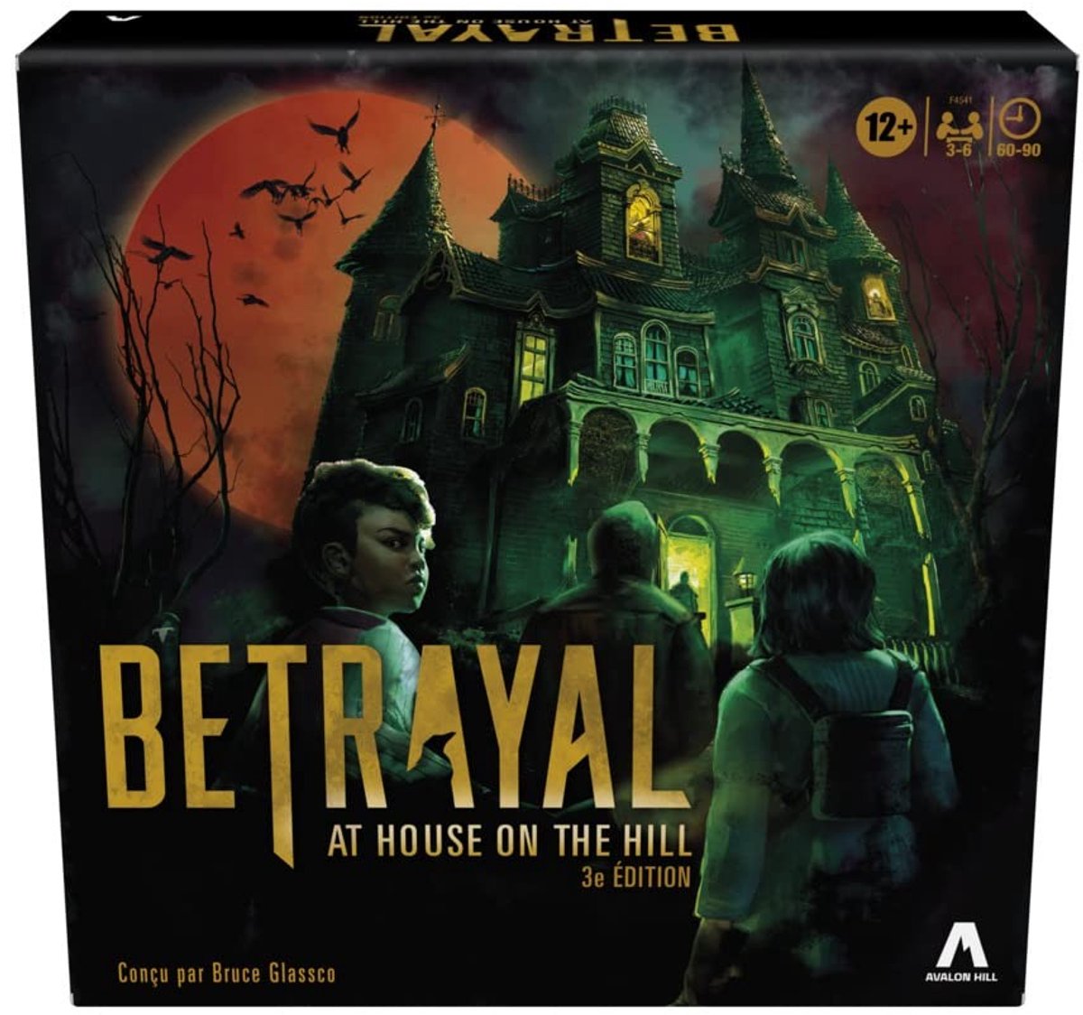 Omgoods- Bordspel Coöperatief - Horror/Bordspel - Betrayal at House on the Hill - Nieuwe Personages - 3de Enthousiast Editie - Samenwerken en Overleven - Strategiespel