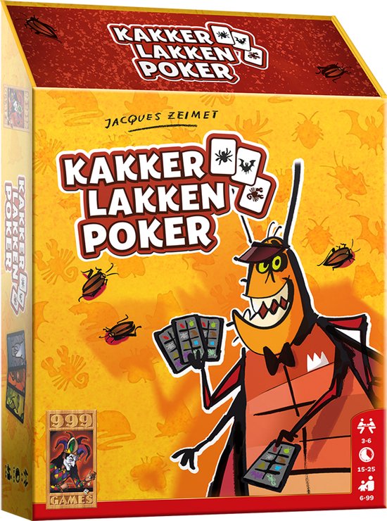 999 Games - Drie Magiers Spellen - Kakkerlakkenpoker - Kaartspel - Bluffspel - Snel kaartspel - Partyspel - vanaf 8 jaar - Gezelschapsspel