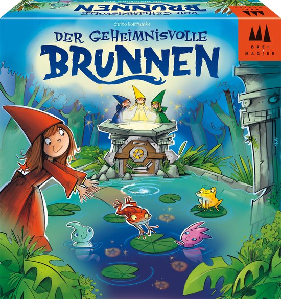 Drei Magier® - Drie Magiers Spellen - Der geheimnisvolle Brunnen (De Geheimzinnige Bron) - Observatie- en geheugenspel met 3D-speelmechanisme - vanaf 5 jaar - 2-4 spelers