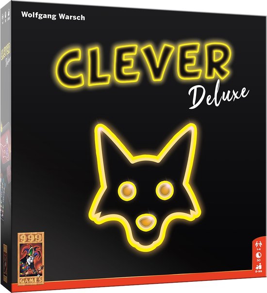 999 Games - Clever: Deluxe - Dobbelspel - Inclusief luxe dobbelbak, uitwisbare tableaus en meer extra's