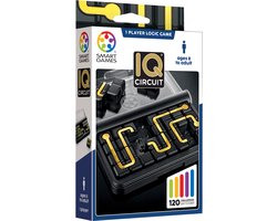 SmartGames IQ Circuit - Logisch Denkspel & Reispuzzel - 120 Opdrachten - Verbind de stippen - Educatief Solospel - Vanaf 8 Jaar