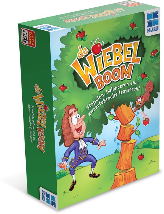 Megableu De Wiebelboom - Uitdagend Kinderspel - Newton Actiespel voor 2-6 Spelers - Vanaf 6 Jaar - Behendigheid & Plezier