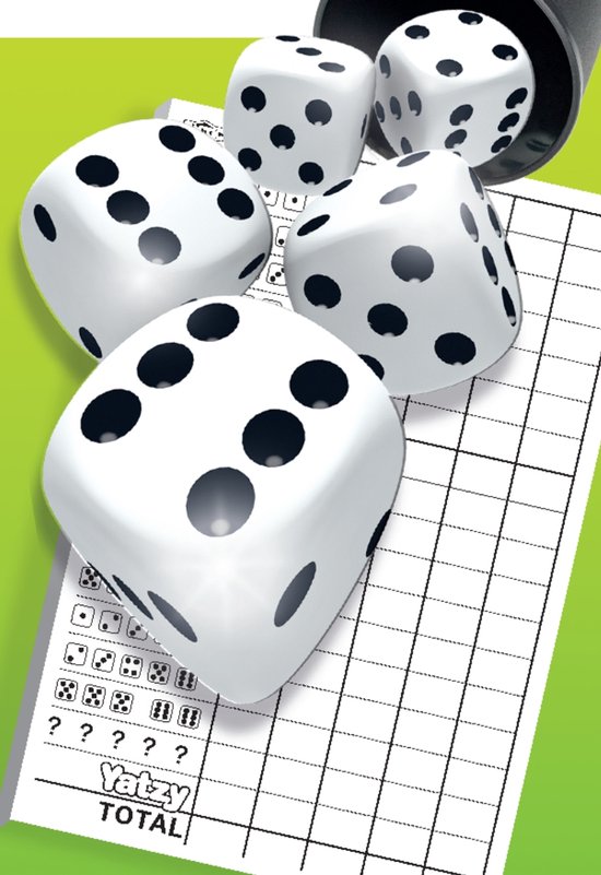 Tactic Yatzy – Dobbelspel – Klassiek Combinatiespel – Strategisch en Spannend – Familiespel – 2+ Spelers – Vanaf 5 Jaar