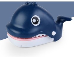 Blauwe Walvis Spel - met Kiespijn - Bijtende Drankspel Krokodil