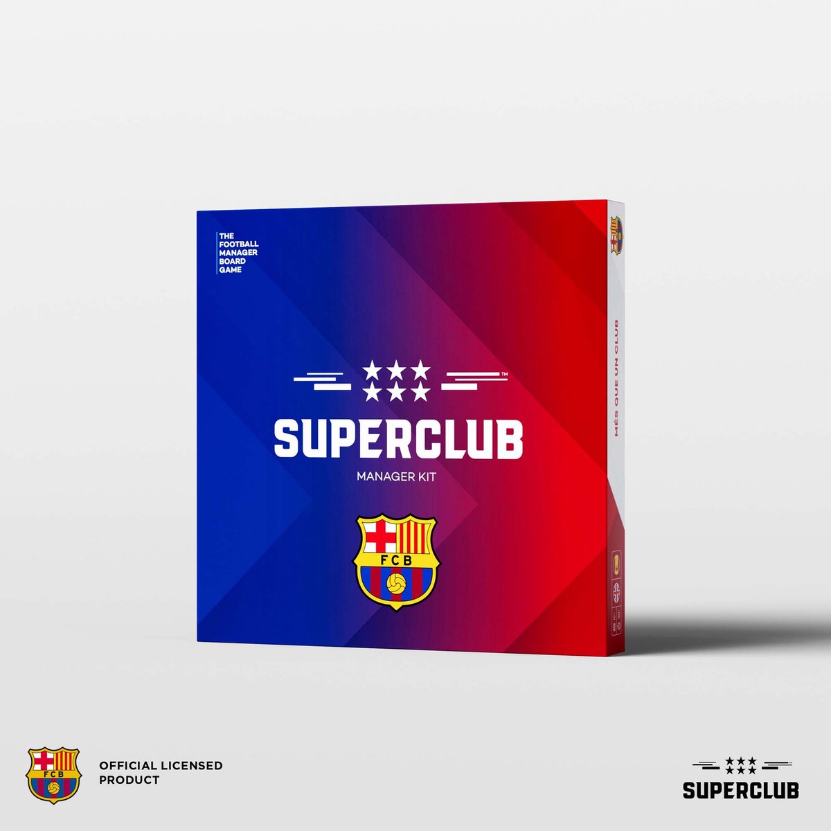 FC BARCELONA Manager Kit | Superclub uitbreiding | The football manager board game | Engelstalige Editie