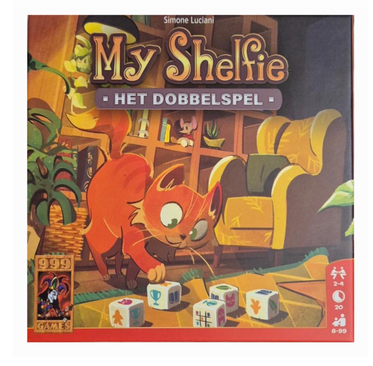999 games - My Shelfie - Het Dobbelspel - gezelschapsspel