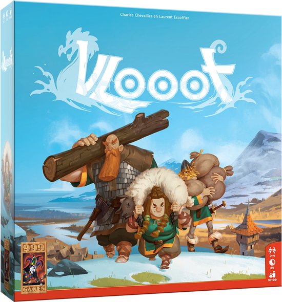 999 Games - Vlooot - Bordspel - Tactisch bord- en legspel, dat maar een half uurtje duurt!