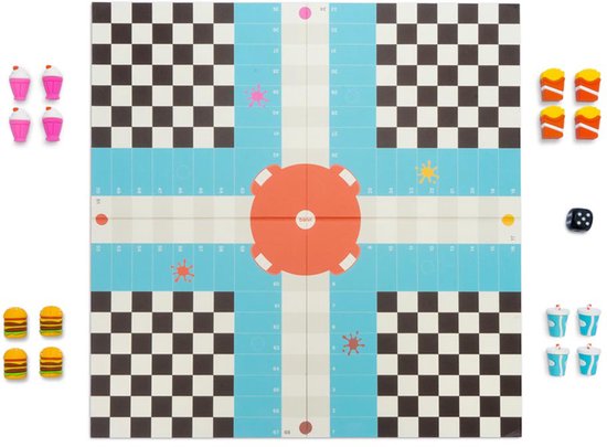 Balvi Ludo's diner bordspel