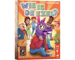 999 Games - Wie is de ezel? - Kaartspel - Eenvoudig kaartspel voor het hele gezin - Gezelschapsspel - Klein cadeautje