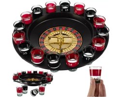 Malatec Alcohol roulette spel met 16 glazen - perfect voor elk feest