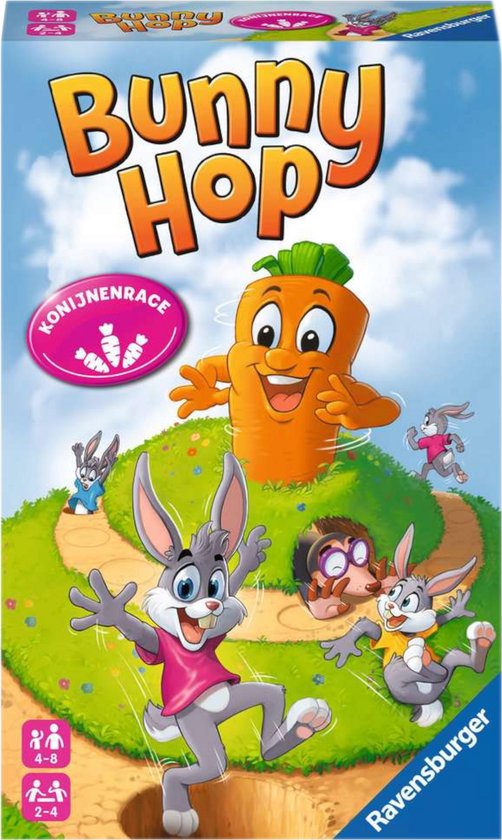 Ravensburger Bunny Hop Pocketspel spelregels