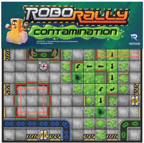 Robo Rally Contamination - Bordspel - Engelstalig - Renegade Game Studios
