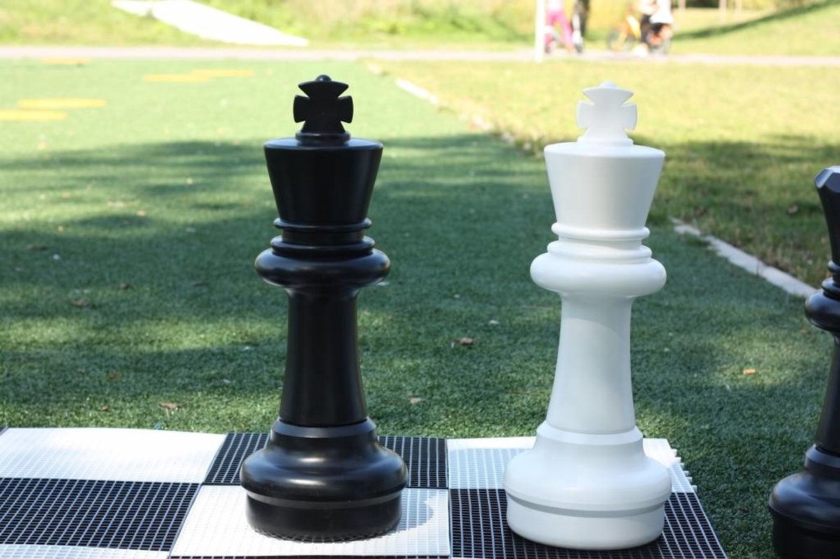 Ubergames - Schaakstuk - Koning 64 cm - Zwart - Geschikt Voor Ubergames Schaakspel