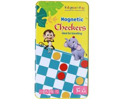 Magnetische Reisspel in Blik Schaken & Dammen