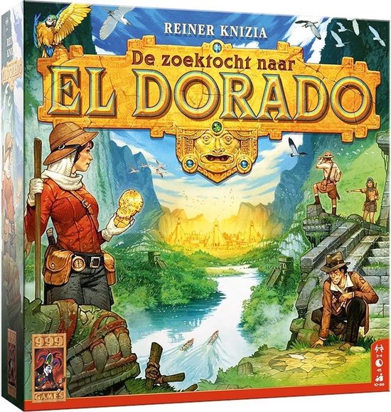 999 Games - De Zoektocht naar El Dorado - Bordspel -Basisspel - Familiespel - Gezelschapsspel