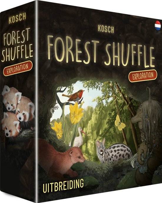 Spel - Kaartspel - Forest Shuffle - Uitbreiding - Exploration - 2 tot 5 spelers - 10+